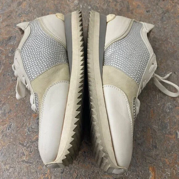 Le Silla Crystal Sneakers Shoes - Picture 4 of 10